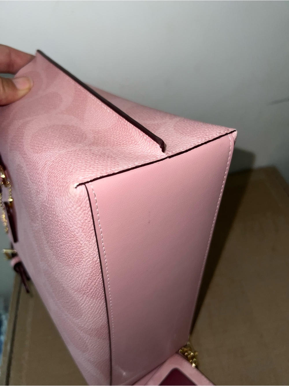 COACH Pink Mollie tote and matching wallet - Picture 4 of 7